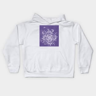 ghost bouquet and butterflies Kids Hoodie